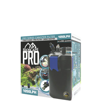 Bioscape PRO Easy Clean Canister Filter with Inbuilt Heater 1050 L/PH