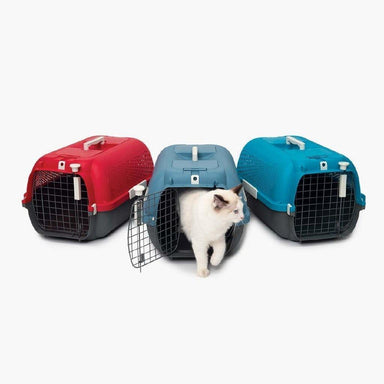 Catit Voyageur Cat Carrier Grey-Red Small