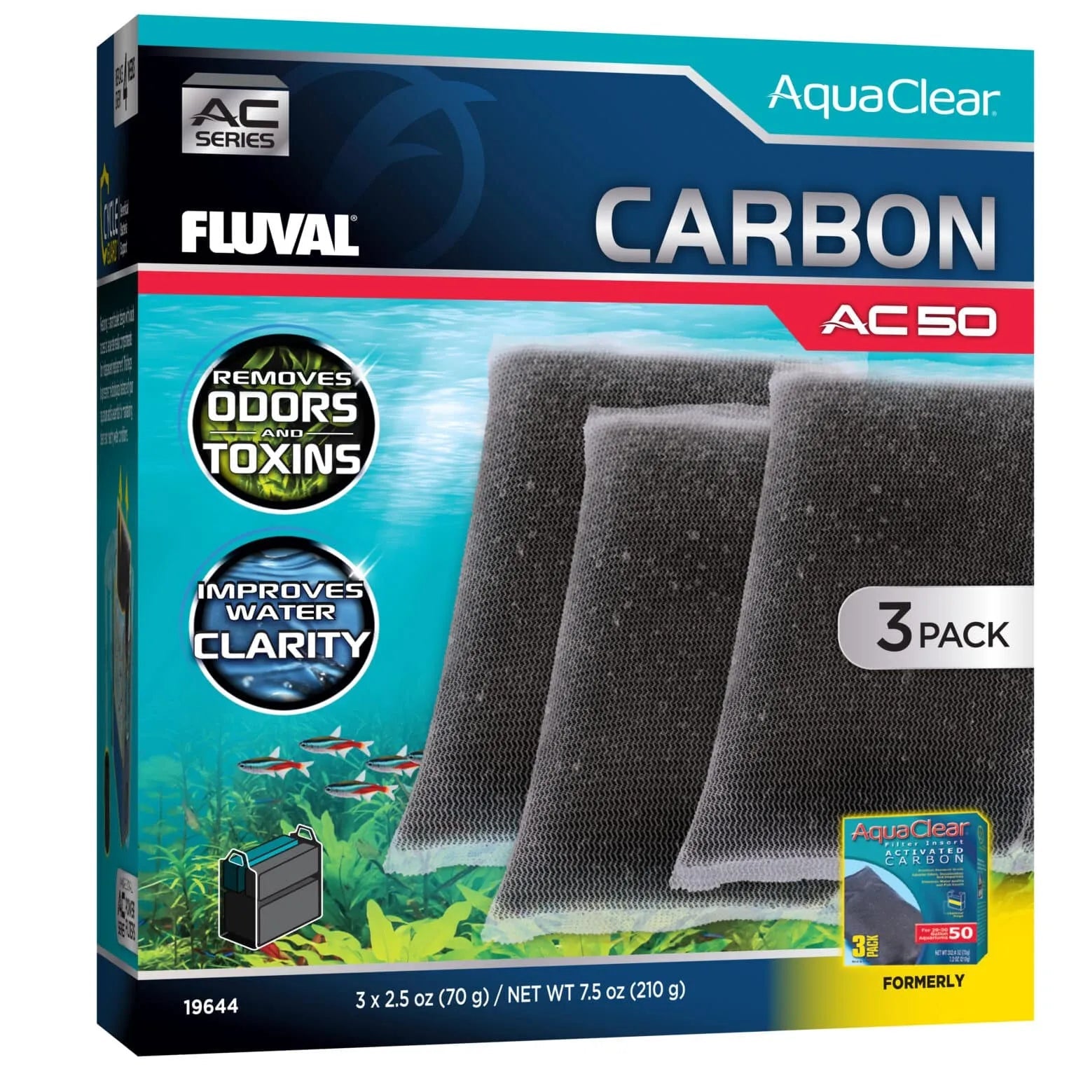 Fluval AquaClear AC50 Filer Foam and Media
