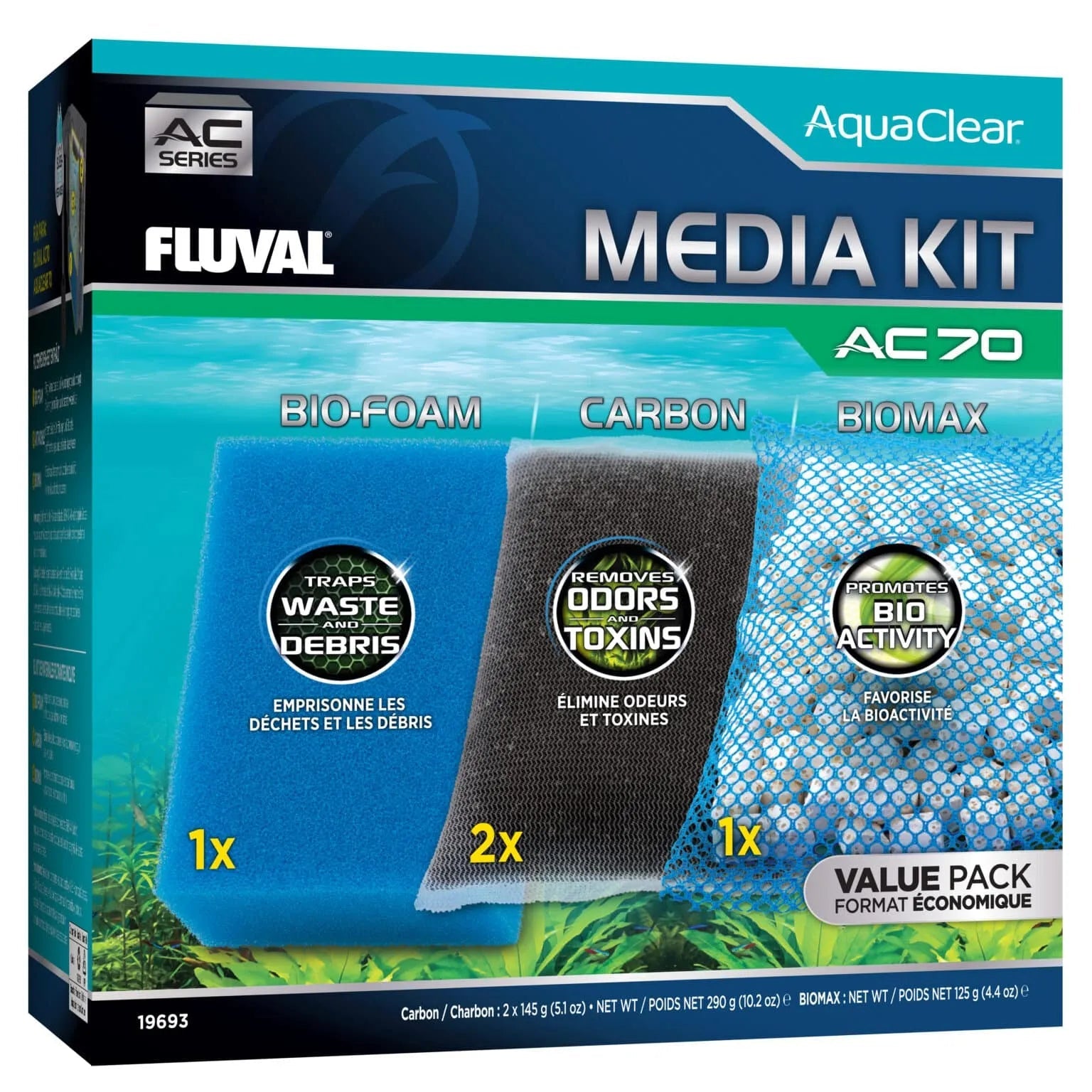 Fluval AquaClear AC70 Media Maintenance Kit