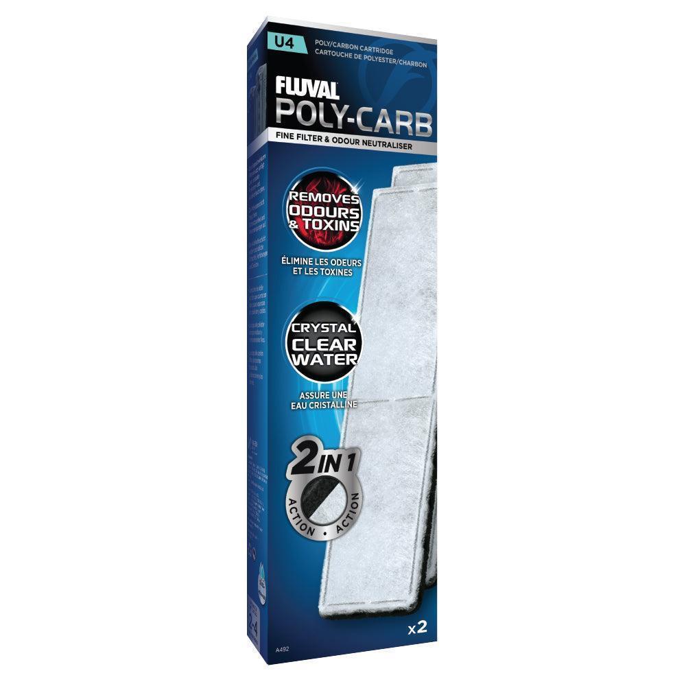 Fluval U4 Poly-Carbon Cartridge (2pk)
