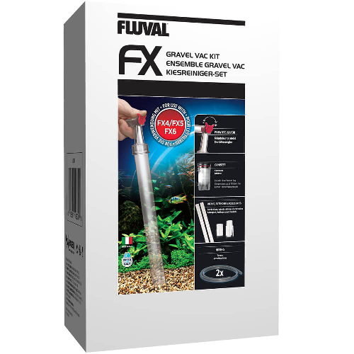 Aquarium gravel vacuum cleaner kit packaging for fish tank maintenance