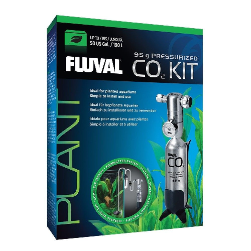 Fluval CO2 kit for planted aquariums, aquarium plant care equipment in retail box