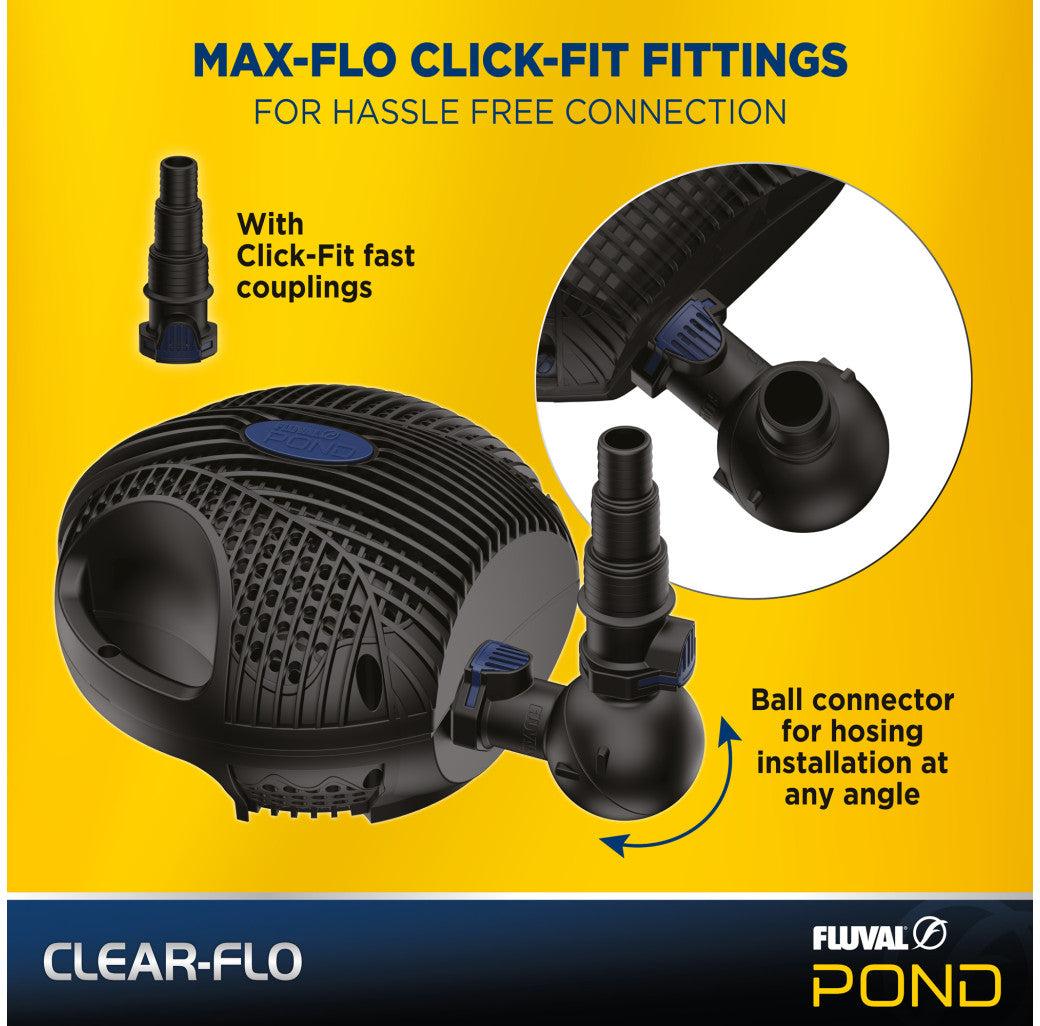 Fluval Max-Flo 5300 Submersible Pond Filter & Waterfall Pump product packaging