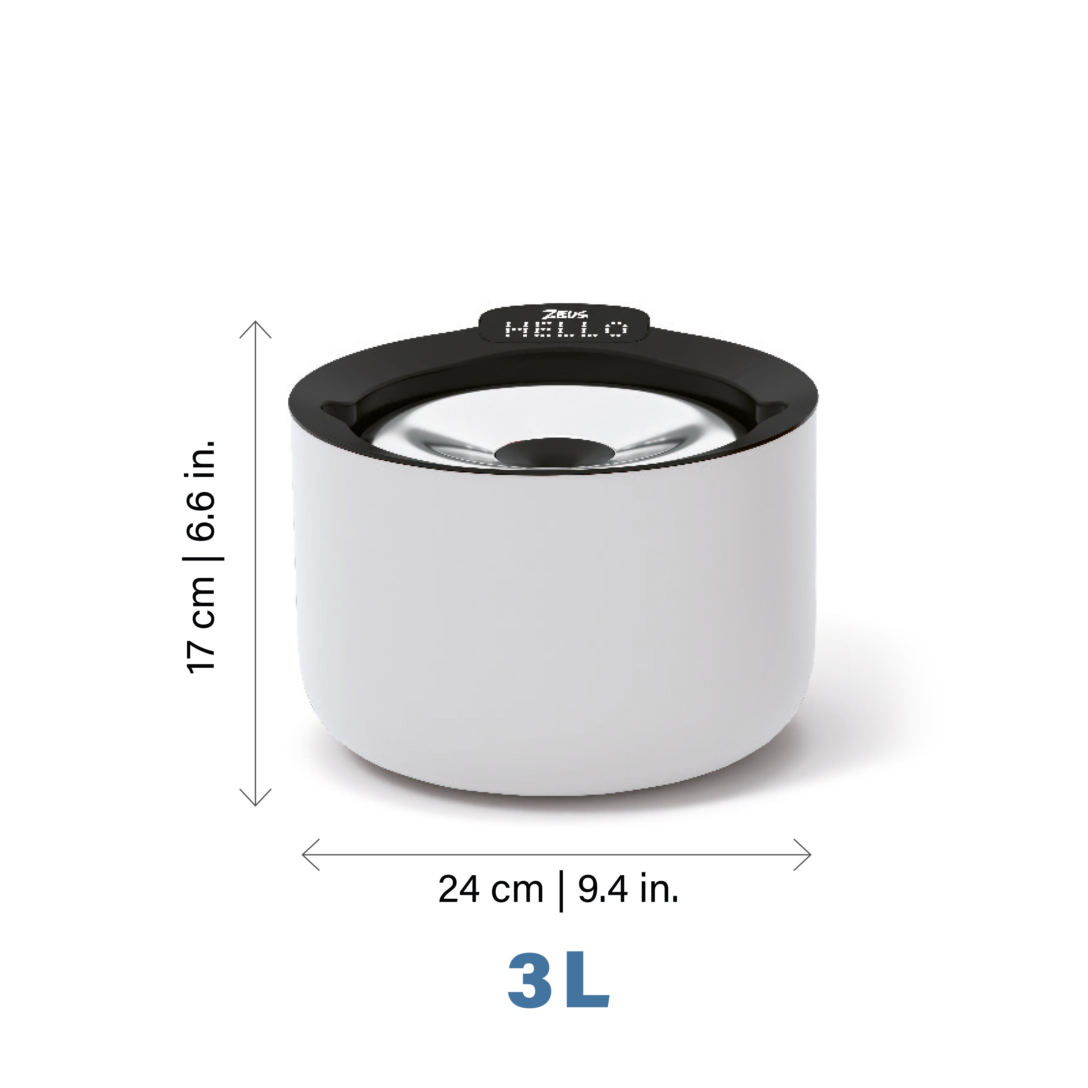 Zeus Oasis Plus Smart Drinking Fountain 3L