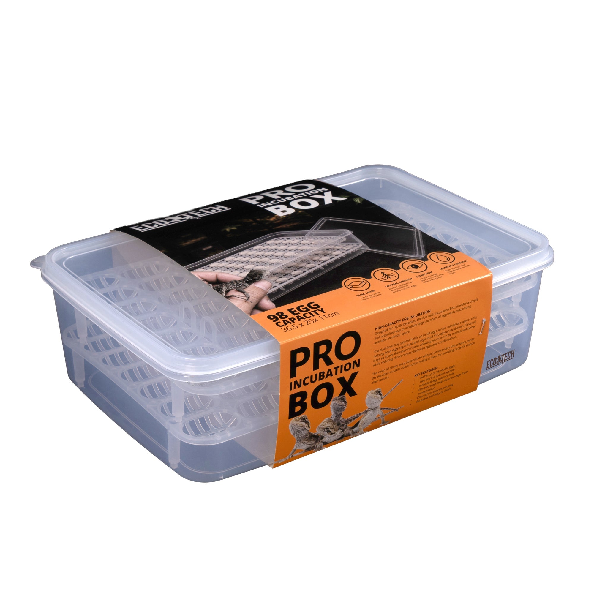 Eco Tech Pro 98 Egg Reptile Incubation Box pond and reptile equipment
