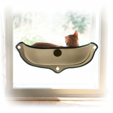 K&H EZ Mount Window Bed Tan 68x28cm