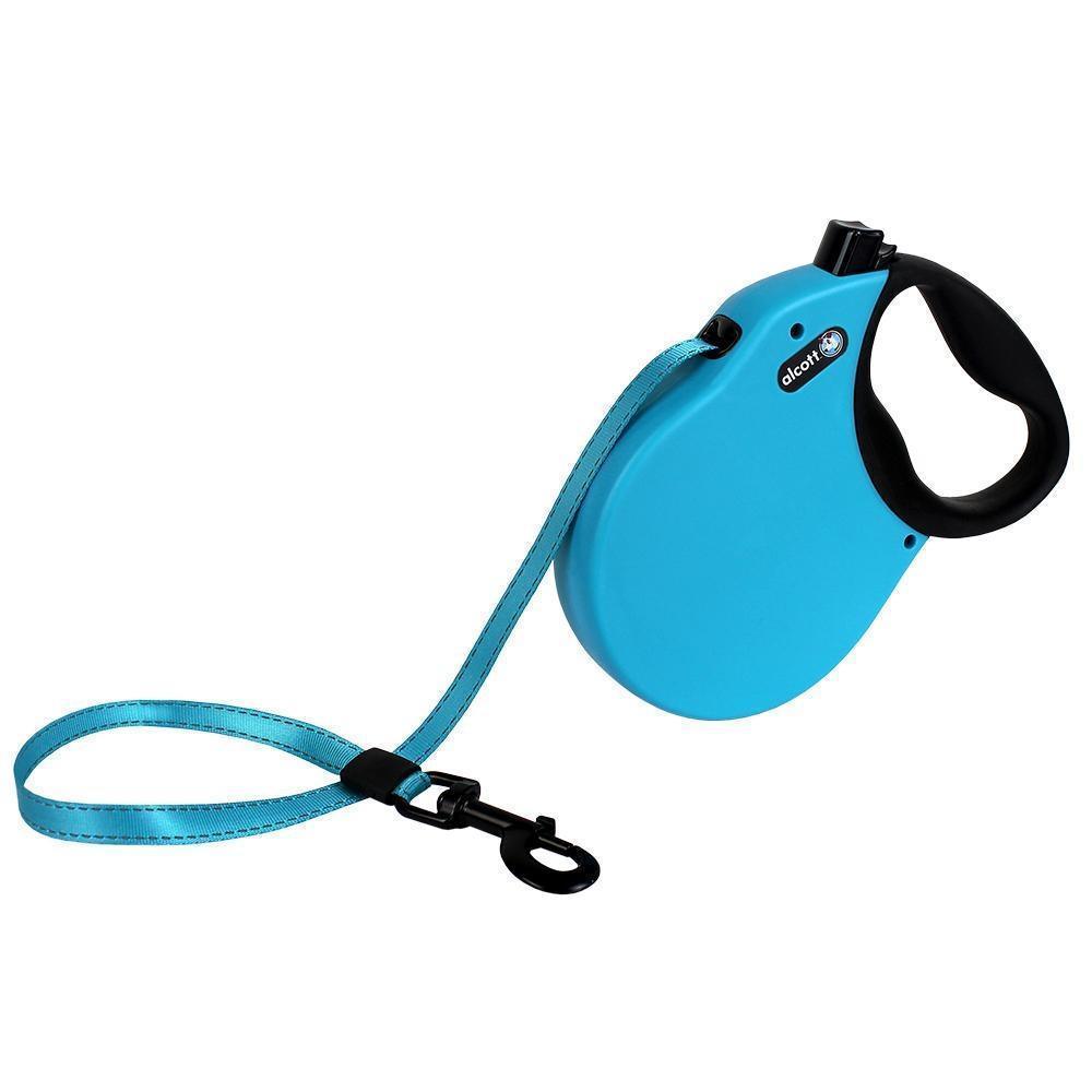 Alcott Retractable Dog Lead Blue Small