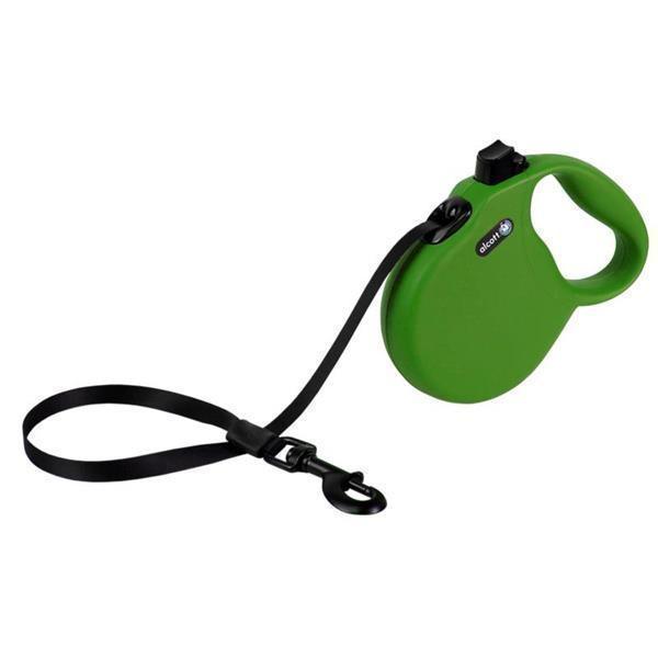 Alcott Retractable Dog Lead Green Large