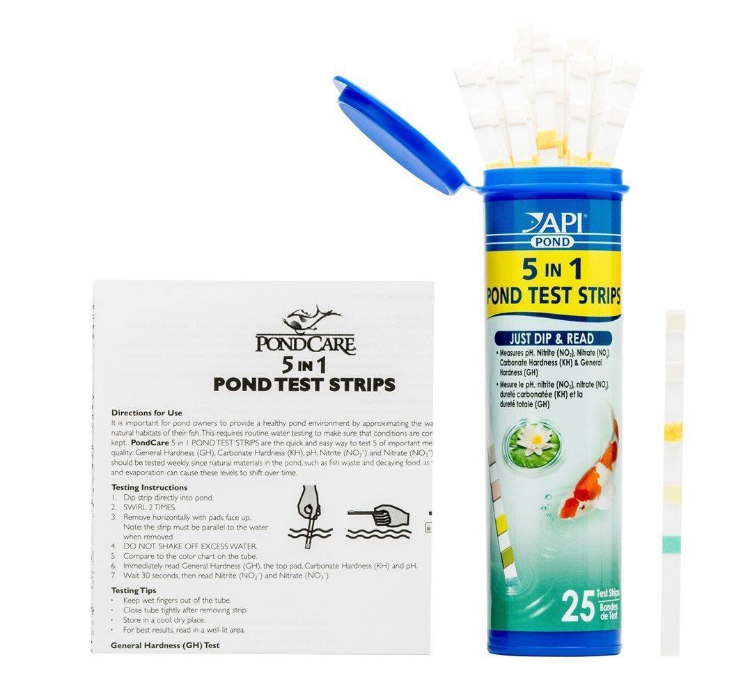 API 5 in 1 Pond Test Strips (25)