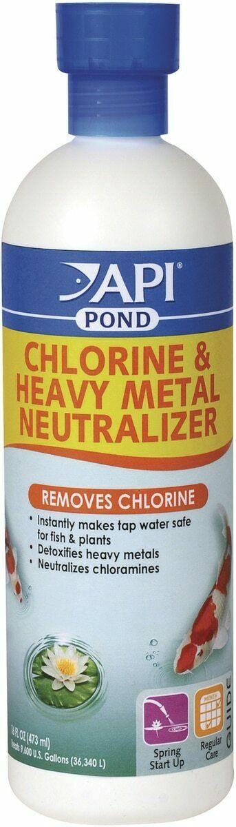 API Pond Care Chlorine & Heavy Metal Detoxifier 473ml