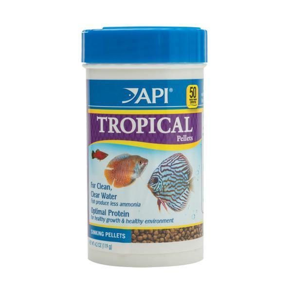 API Tropical Pellets Fish Food 119g