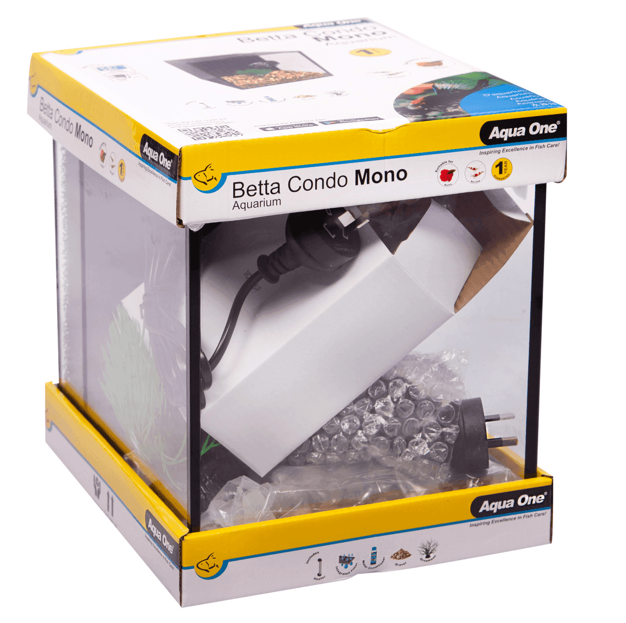 Aqua One Betta Condo Mono with Heater and Filter