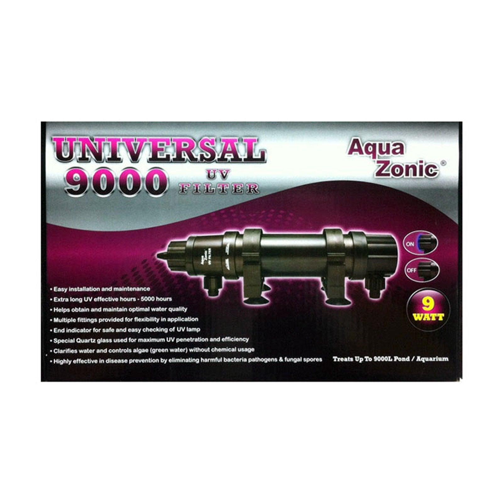 Aqua Zonic UVC Clarifier 9000 9w Globe