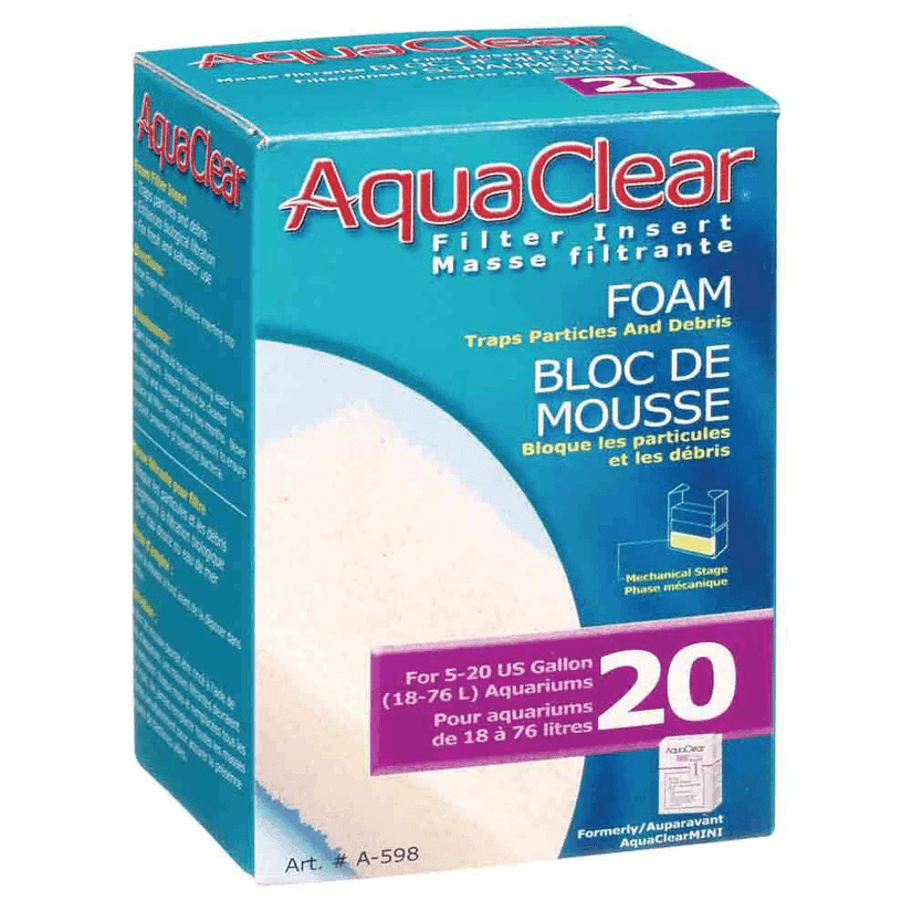 AquaClear 20 Filter Replacement Cartridge Set