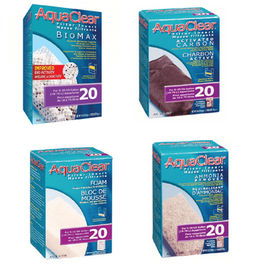 AquaClear 20 Filter Replacement Cartridge Set