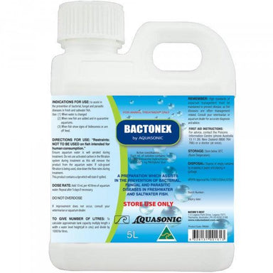 Aquasonic Bactonex Fish Medication 5 litre