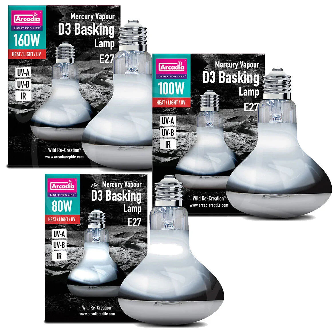 Arcadia D3 UV Basking Lamp 2nd Generation