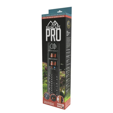 Bioscape Pro 800W Quartz Aquarium Heater – Dual LED & Smart Chip Control