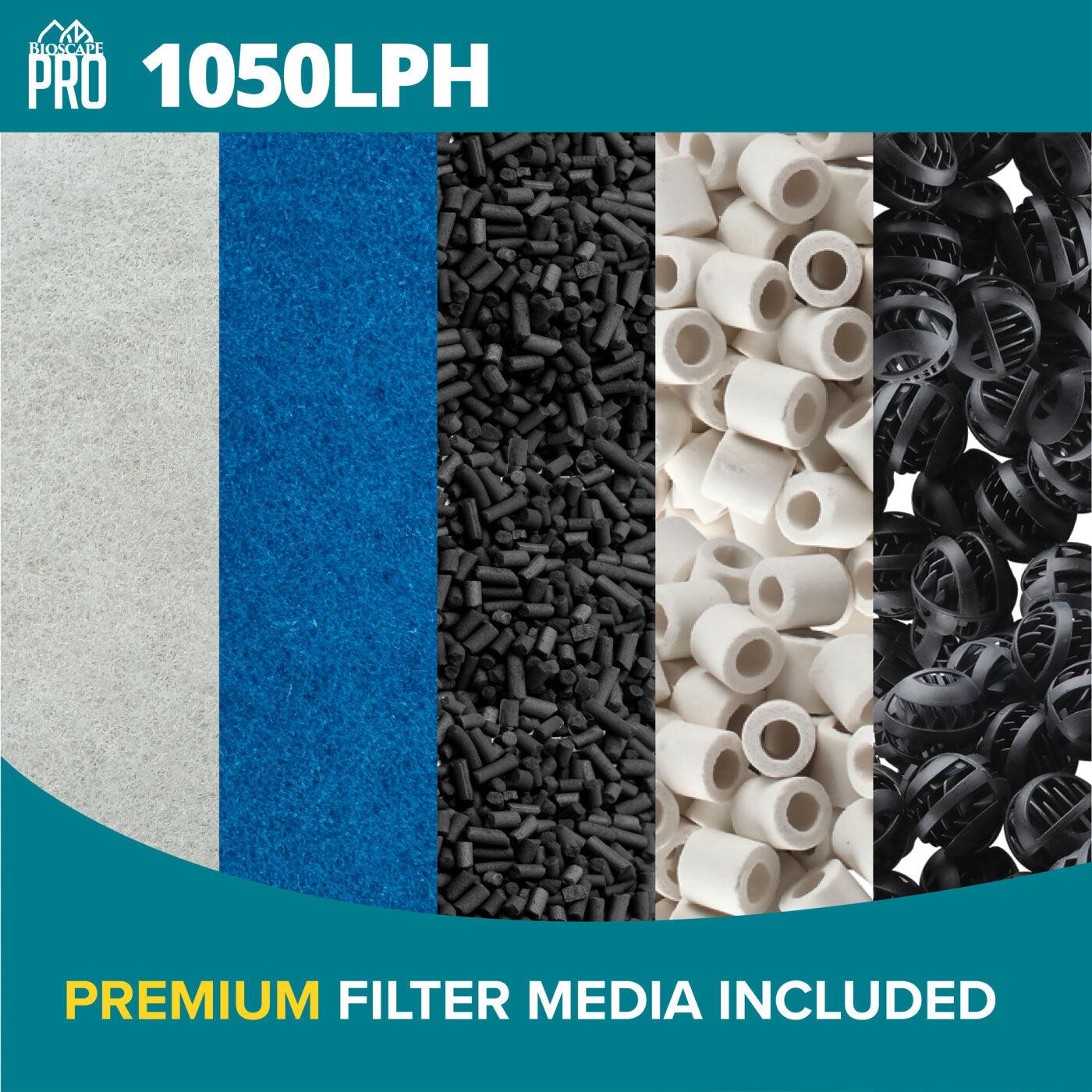 Bioscape PRO Easy Clean Canister Filter with Inbuilt Heater 1050 L/PH