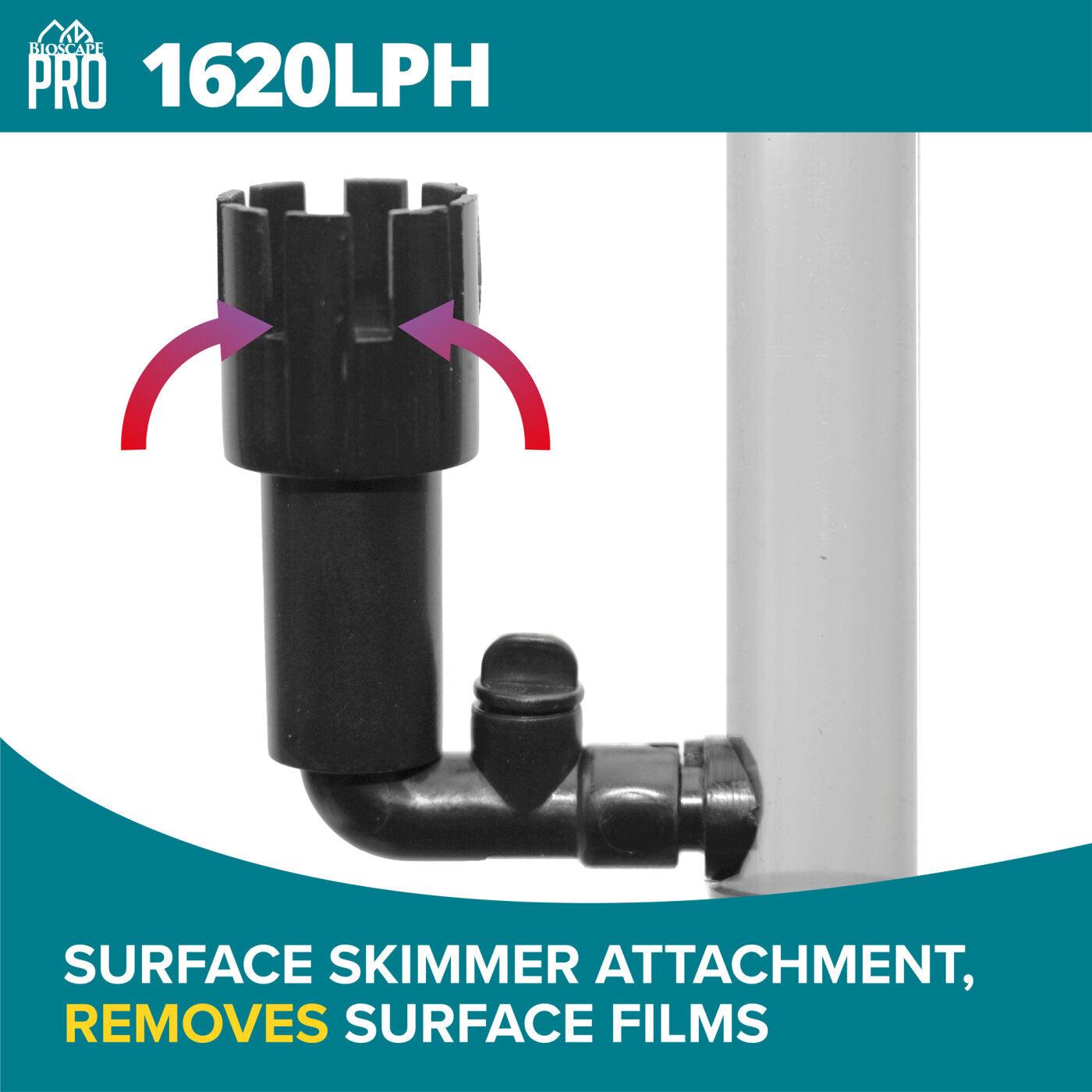 Bioscape PRO Easy Clean Canister Filter with Inbuilt Heater 1620 L/PH