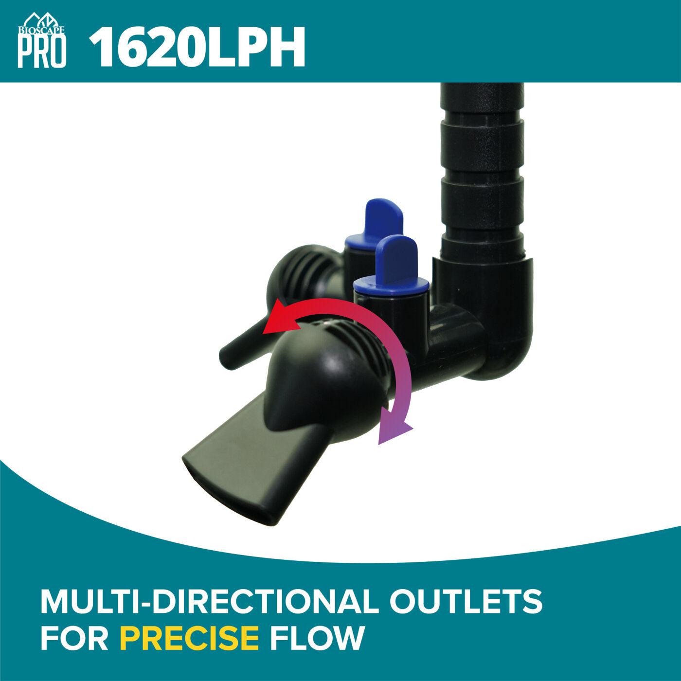 Bioscape PRO Easy Clean Canister Filter with Inbuilt Heater 1620 L/PH