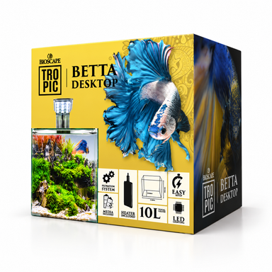 BioScape Tropic Betta Aquarium 10L with Heater & LED