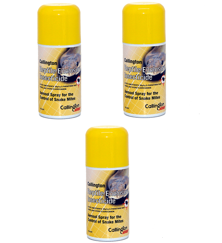 Callington Reptile Mite Spray Top of Descent 100g x 3