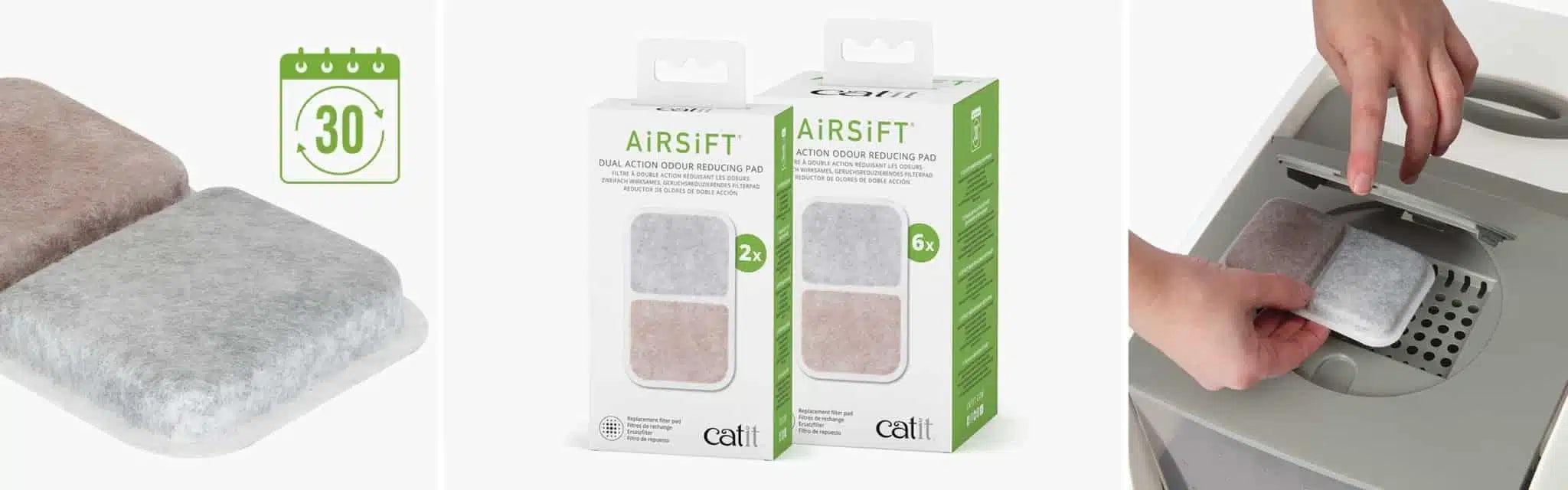 Catit Airsift Dual Action Odour Pad