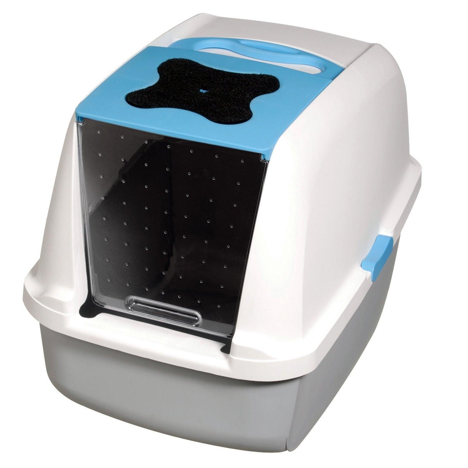 Cheap hooded outlet cat litter box