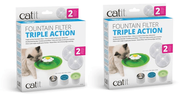 Catit Flower Fountain 2.0 Triple Action Carbon Filter (4 Pack)