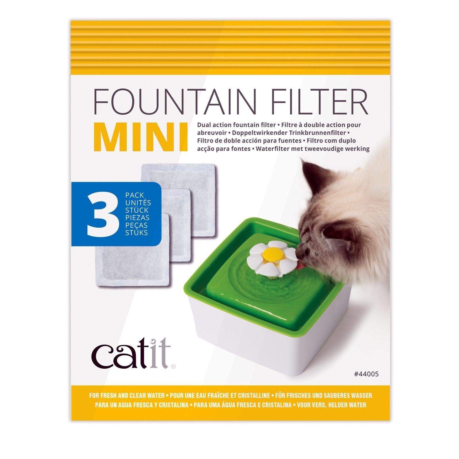 Catit Flower Water Fountain Mini 1.5L Cartidges (3 Pack)