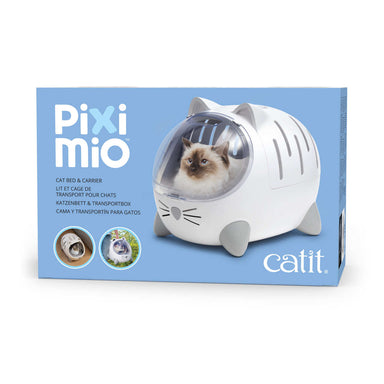 Catit Pixi Mio Personal Cat Carrier & Bed with Cushion