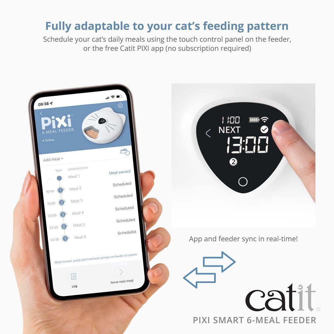 Catit Pixi Smart 6 Meal Feeder Unit