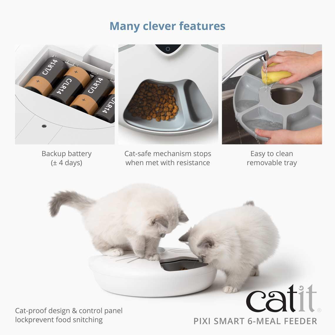 6 meal pet outlet feeder