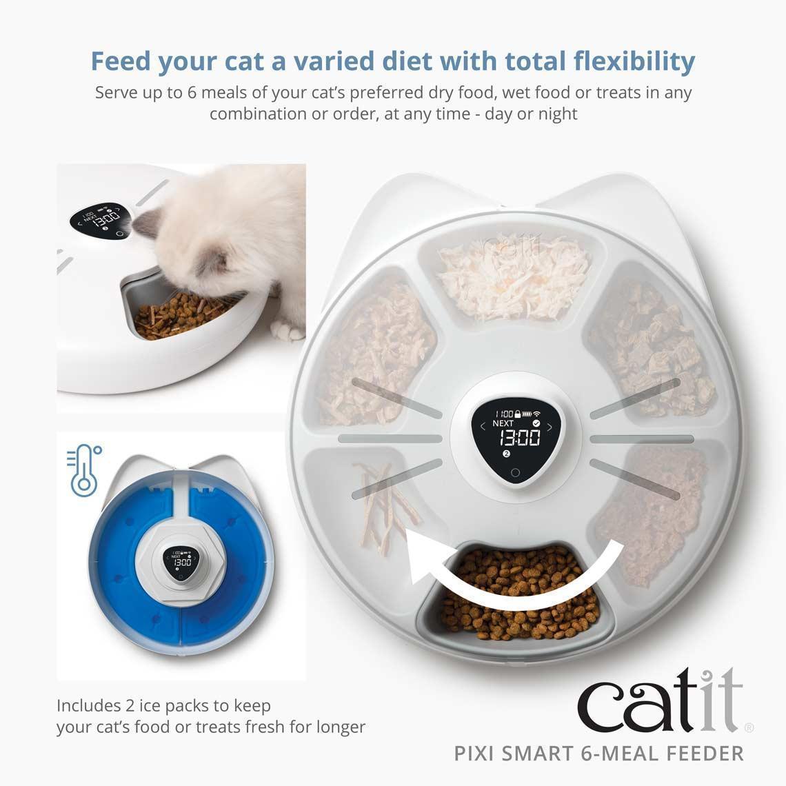 Catit Pixi Smart 6 Meal Feeder Unit