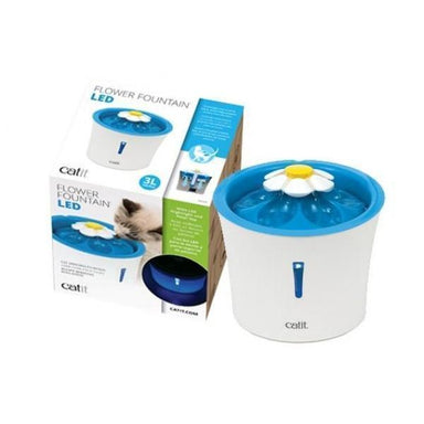 Catit Senses 2.0 Flower Water Fountain 3L with LED Light
