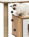 Catit Vesper Base Walnut Raised Cat Home with Platform