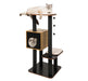 Catit Vesper High Base Black Cat Home with Twin Platform