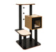 Catit Vesper High Base Black Cat Home with Twin Platform