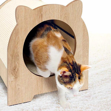 Catit Vesper Minou Cat Home with Scratcher Roof