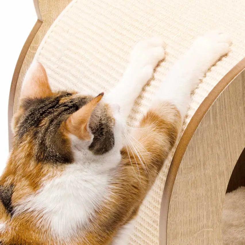 Catit Vesper Minou Cat Home with Scratcher Roof