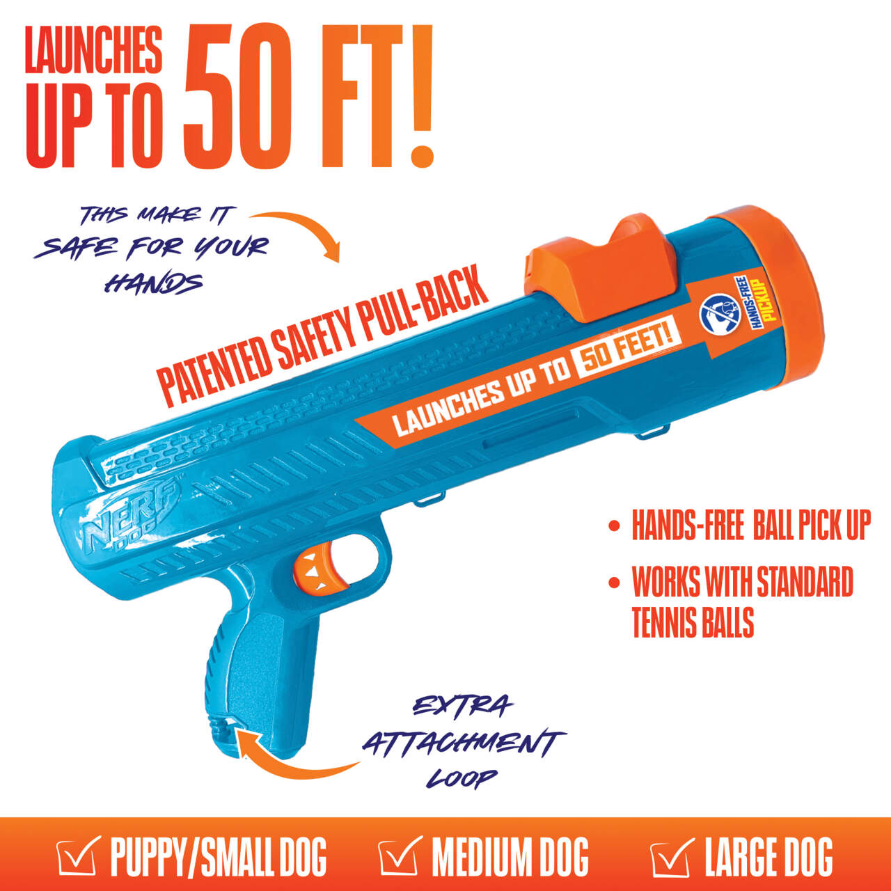 Nerf Dog Ball Blaster 40cm