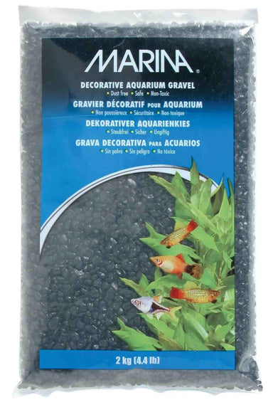 Coloured Aquarium Gravel Black 2kg