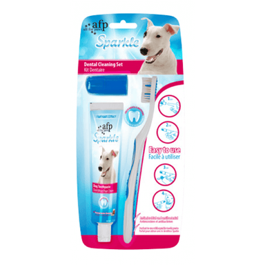 Dog Toothpaste Sparkle Brush Finger Kit