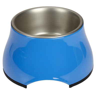 Dogit 2 in 1 Elevated Dog Feeding Bowl Small Blue