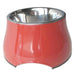 Dogit 2 in 1 Elevated Dog Feeding Bowl Small Red