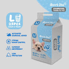 Absorb Plus Charcoal Pet Sheets Pads 60 X 90cm (25) Dog Puppy Pee Wee
