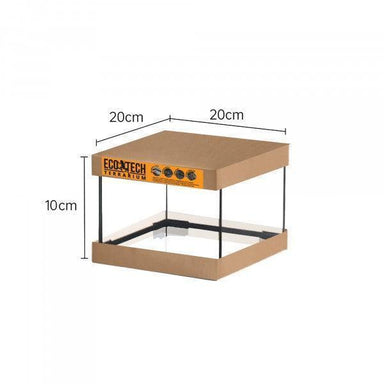 Eco Tech Glass Terrarium Tank 20 x 20 x 10cm