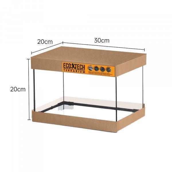 Eco Tech Glass Terrarium Tank 30 x 20 x 20cm